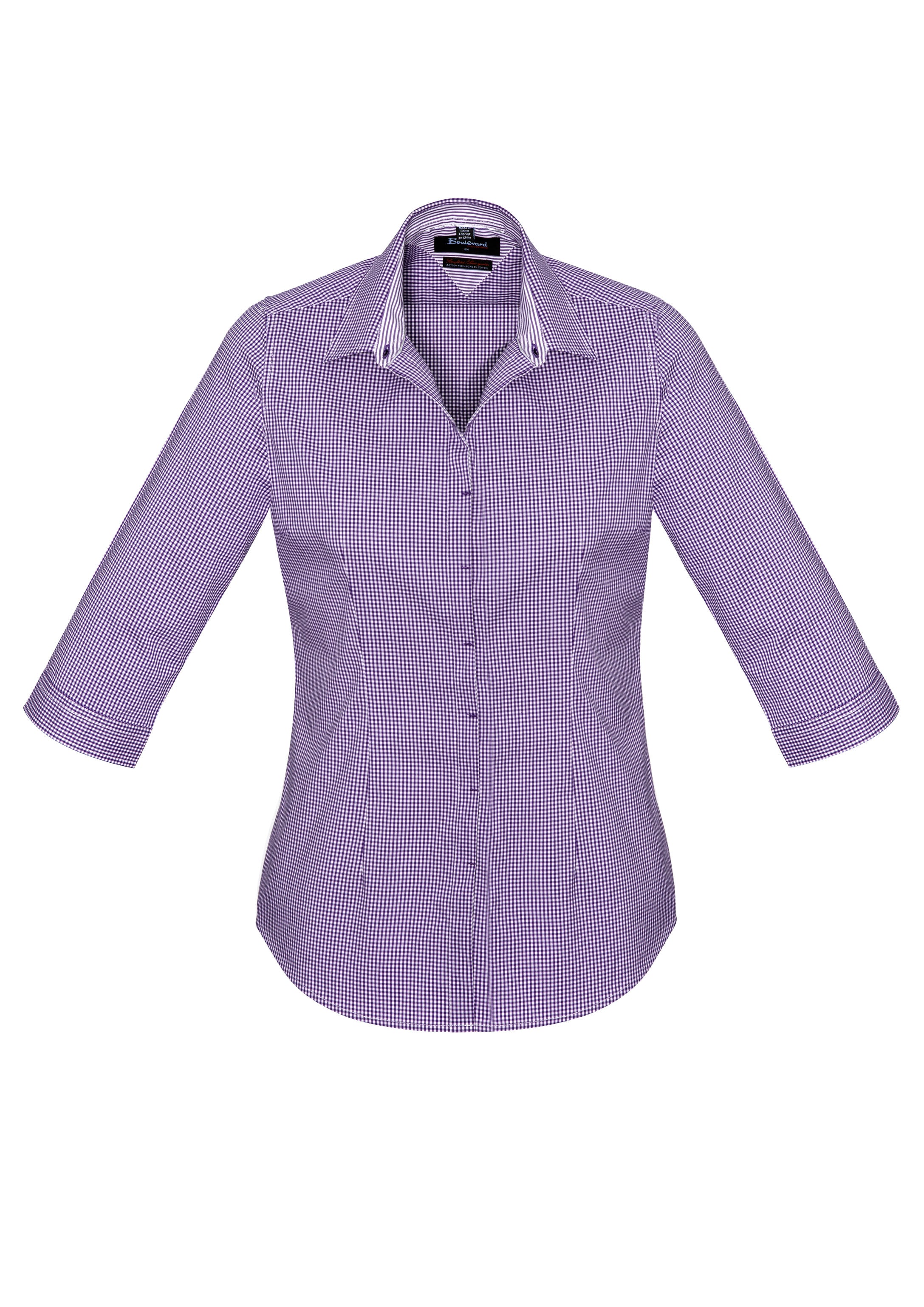 BIZ CORPORATES Womens Newport 3/4 Sleeve Shirt 42511
