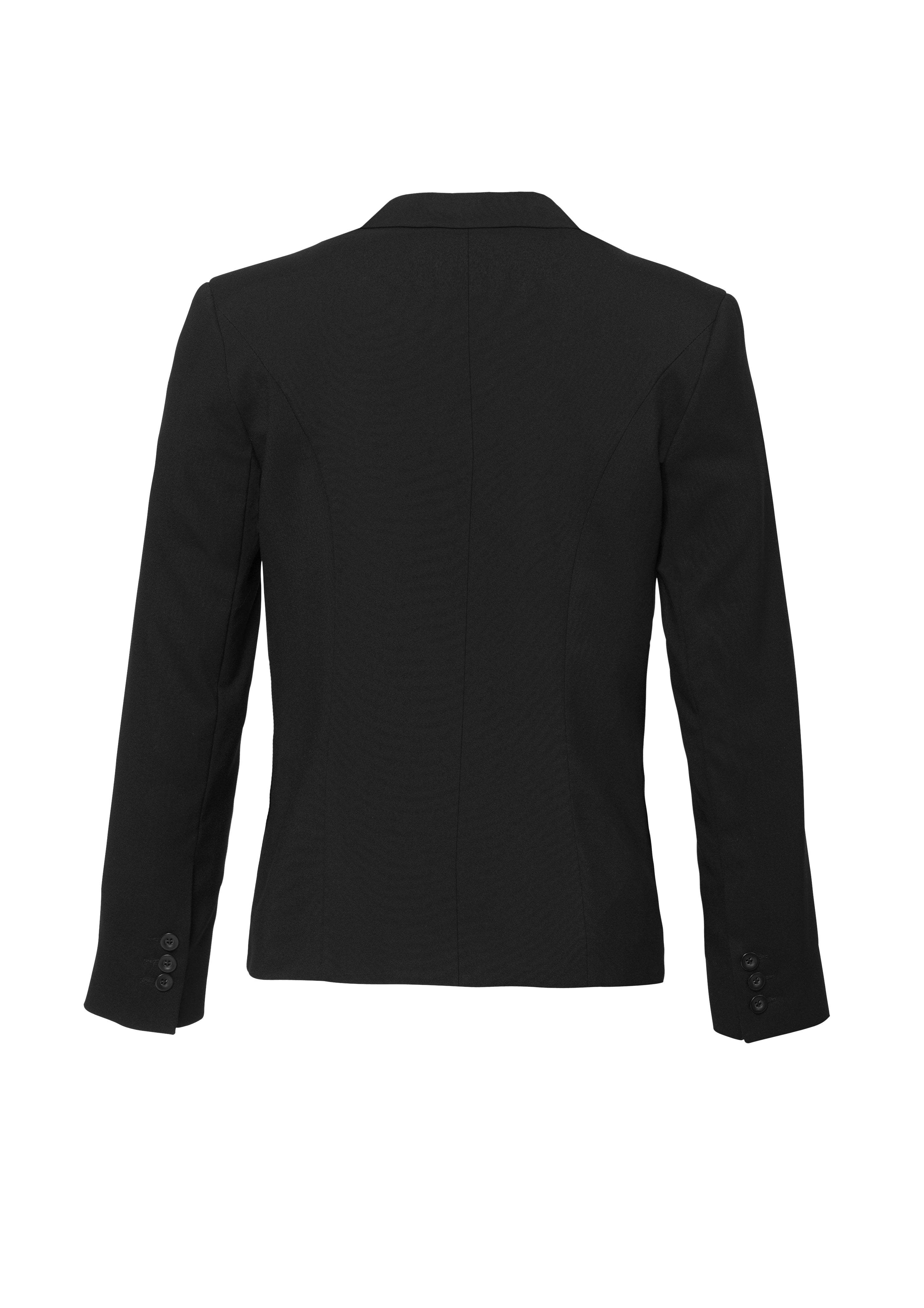 BIZ CORPORATES Womens Cool Stretch Short Jacket with Reverse Lapel 60113
