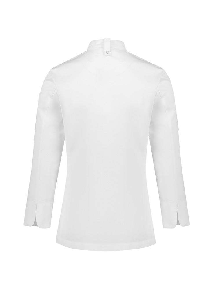 BIZ COLLECTION Womens Al Dente Long Sleeve Chef Jacket CH230LL