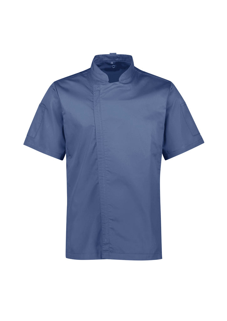 BIZ COLLECTION Mens Alfresco Short Sleeve Chef Jacket CH330MS