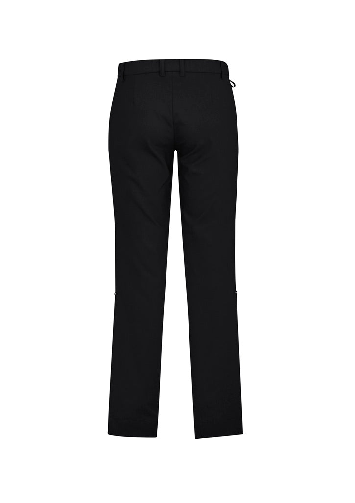 BIZ CARE Mens Comfort Waist Flat Front Pant CL958ML