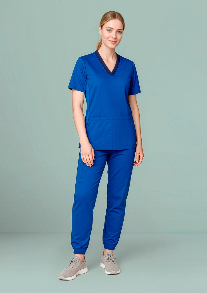 BIZ CARE Womens Riley Slim Leg Jogger Scrub Pant CSP042LL