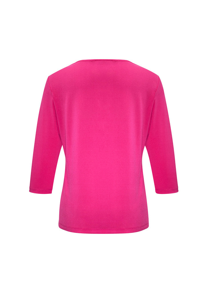 BIZ COLLECTION Womens Lana 3/4 Sleeve Top K819LT