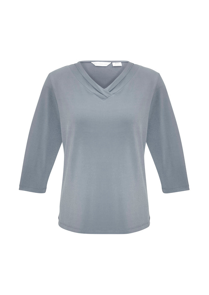 BIZ COLLECTION Womens Lana 3/4 Sleeve Top K819LT