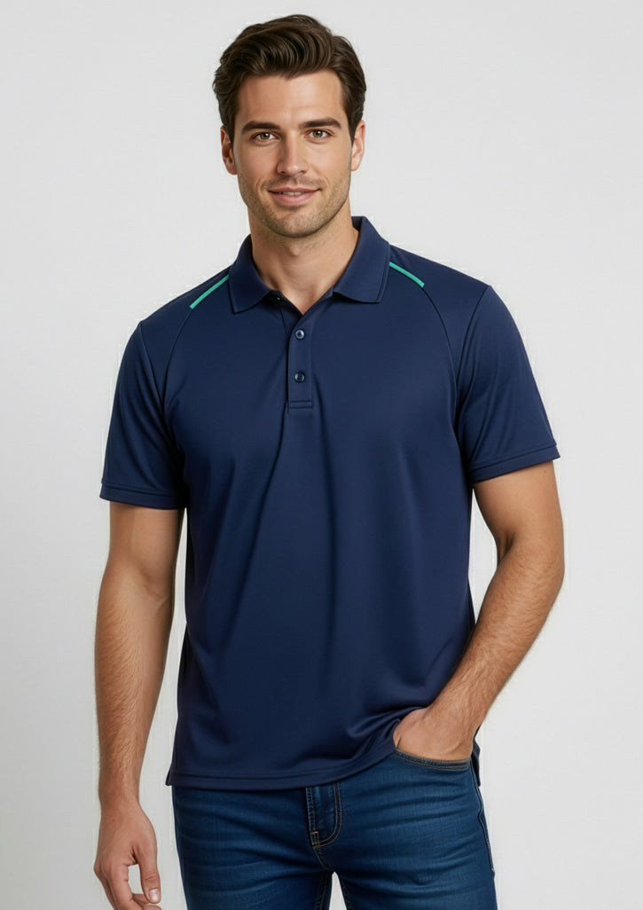 BIZ COLLECTION Mens Academy Short Sleeve Polo P012MS