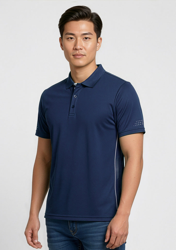 BIZ COLLECTION Mens Balance Short Sleeve Polo P200MS