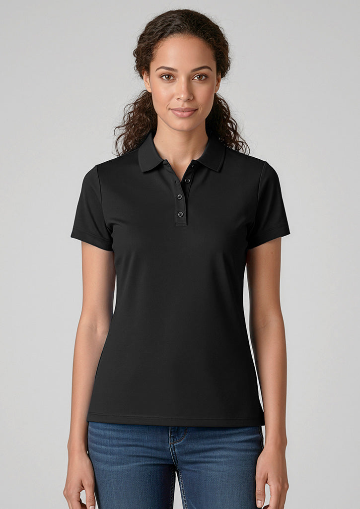 BIZ COLLECTION Womens Action Short Sleeve Polo P206LS
