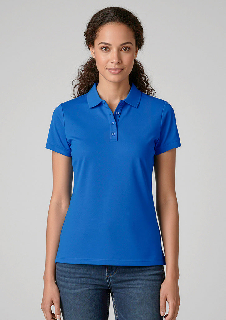 BIZ COLLECTION Womens Action Short Sleeve Polo P206LS