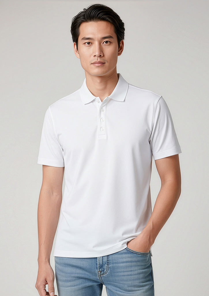 BIZ COLLECTION Mens Action Short Sleeve Polo P206MS