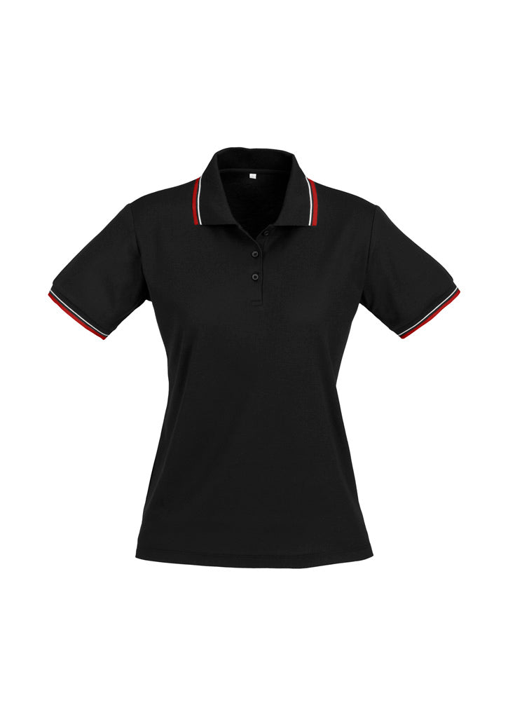 BIZ COLLECTION Womens Cambridge Short Sleeve Polo P227LS
