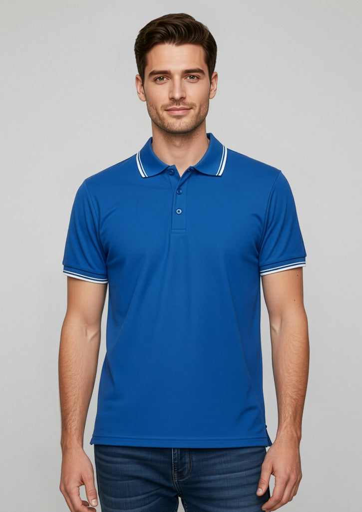 BIZ COLLECTION Mens Cambridge Short Sleeve Polo P227MS