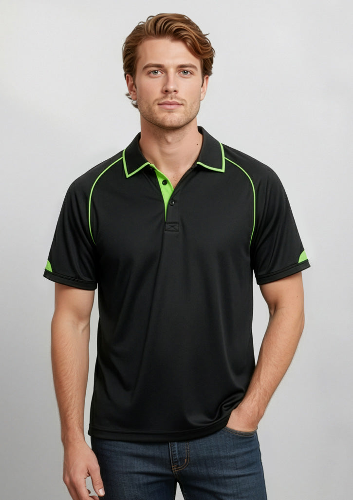 BIZ COLLECTION Mens Fusion Short Sleeve Polo P29012