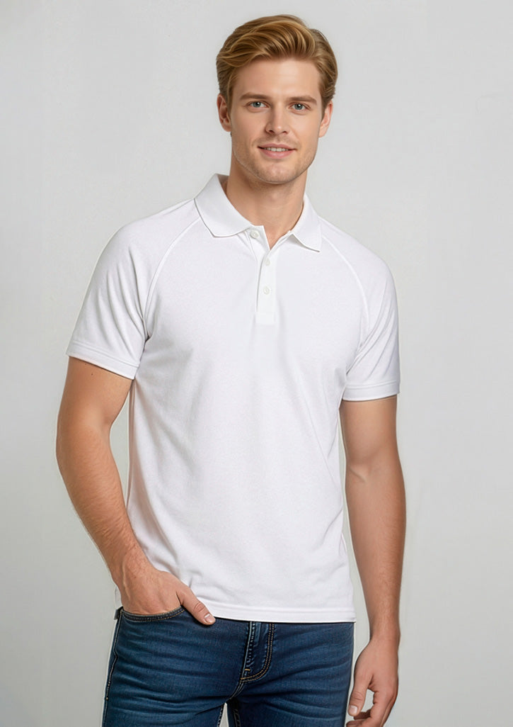 BIZ COLLECTION Mens Sprint Short Sleeve Polo P300MS