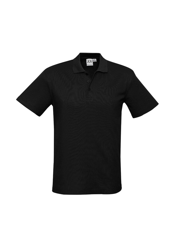 BIZ COLLECTION Mens Crew Short Sleeve Polo P400MS