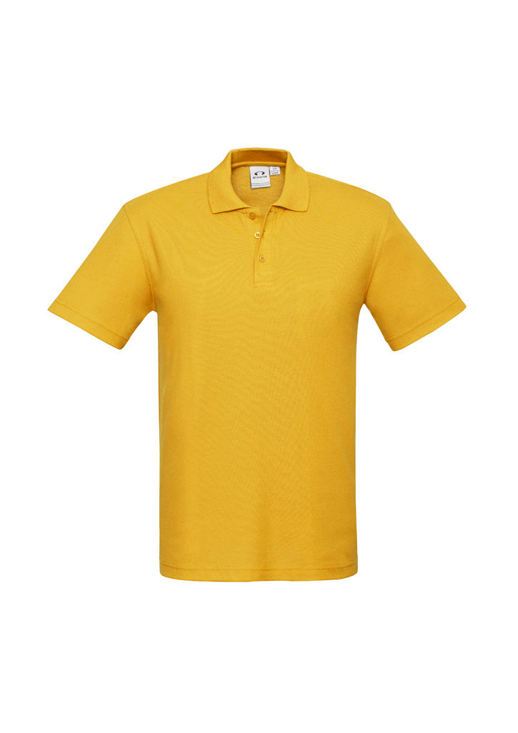 BIZ COLLECTION Mens Crew Short Sleeve Polo P400MS