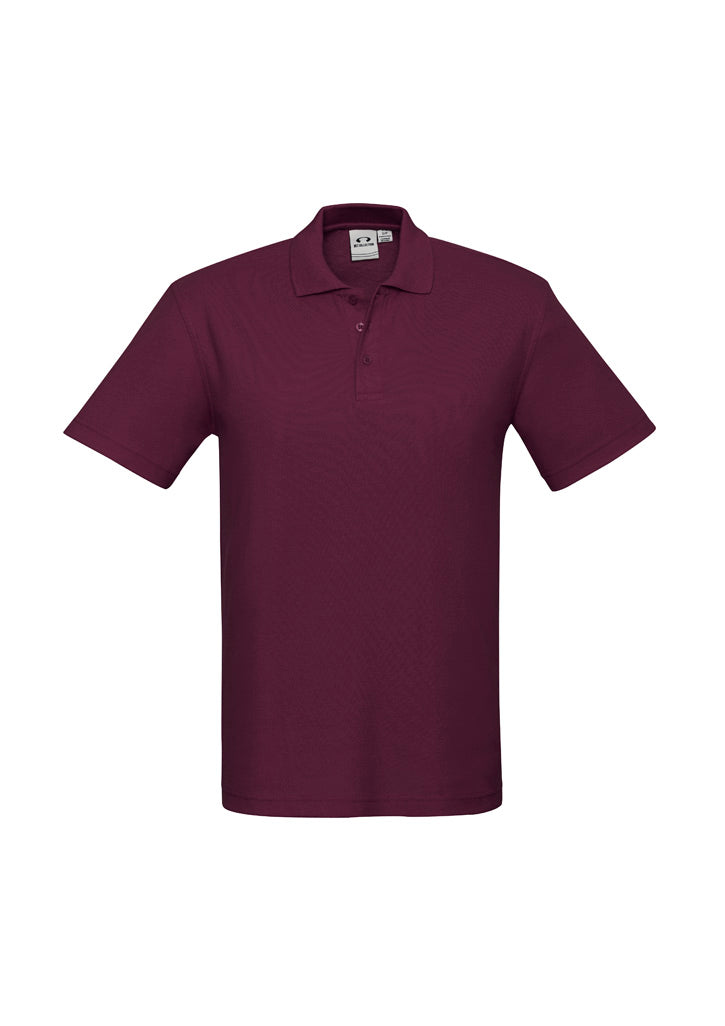 BIZ COLLECTION Mens Crew Short Sleeve Polo P400MS