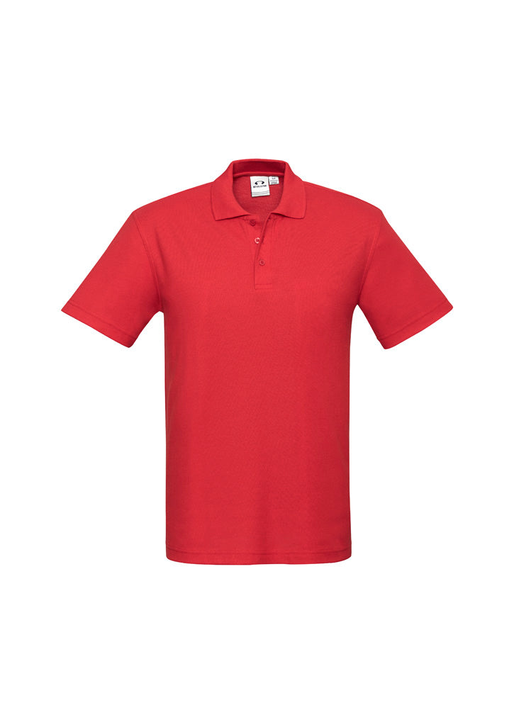 BIZ COLLECTION Mens Crew Short Sleeve Polo P400MS