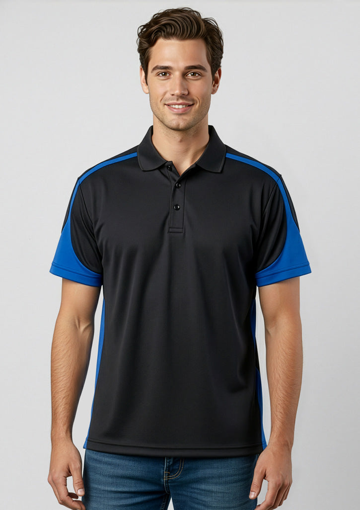 BIZ COLLECTION Mens Talon Short Sleeve Polo P401MS