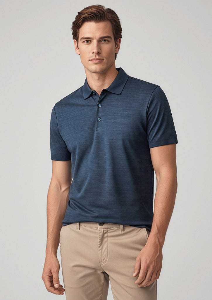 BIZ COLLECTION Mens Orbit Short Sleeve Polo P410MS
