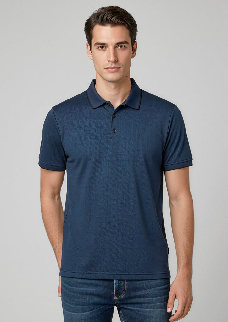 BIZ COLLECTION Mens Echo Short Sleeve Polo P412MS