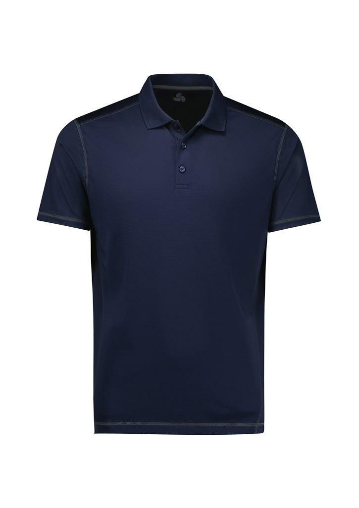 BIZ COLLECTION Mens Dart Short Sleeve Polo P419MS