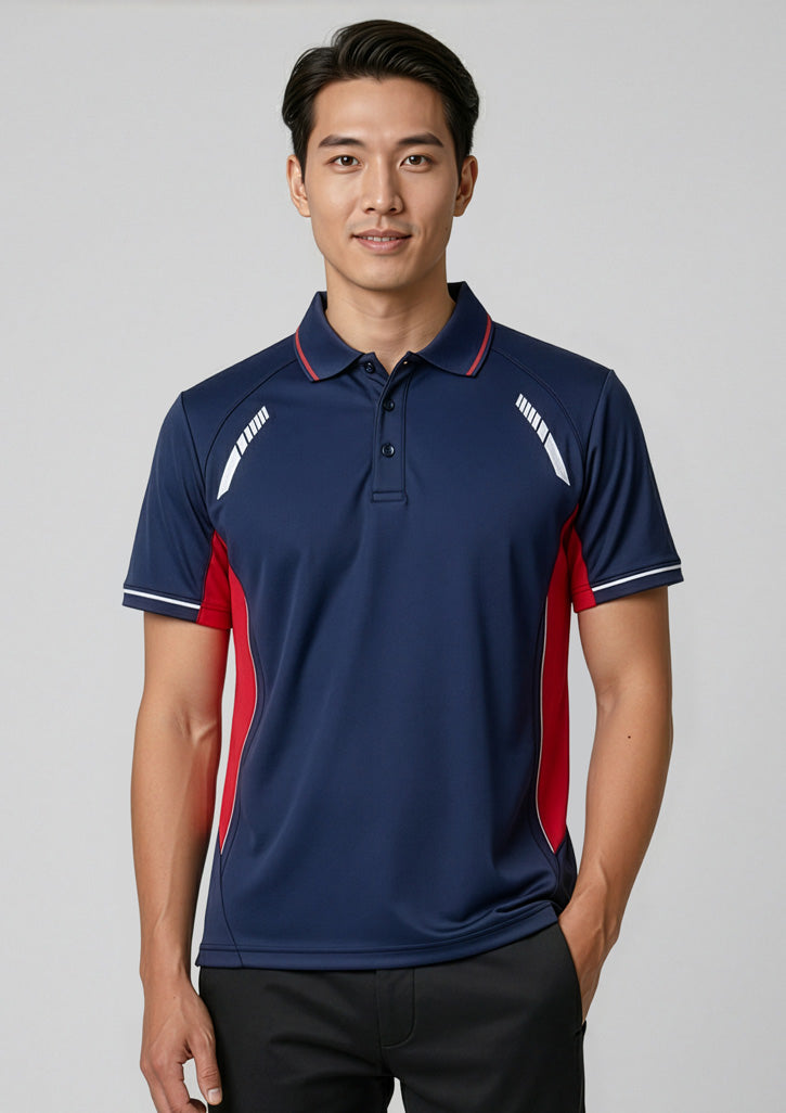 BIZ COLLECTION Mens Renegade Short Sleeve Polo P700MS