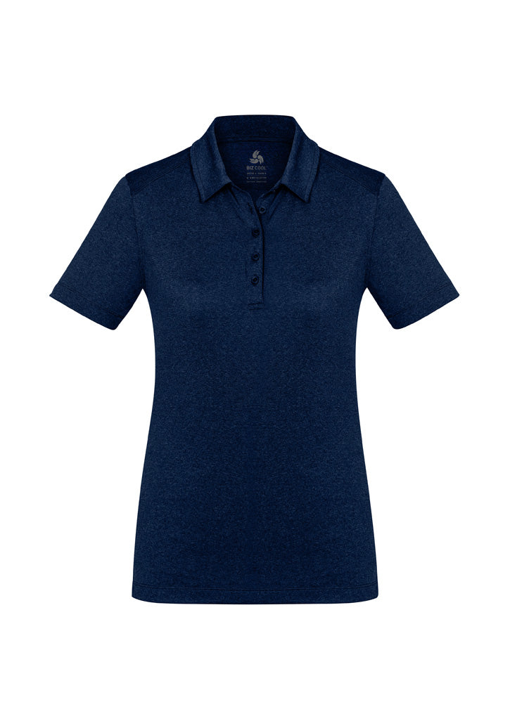 BIZ COLLECTION Womens Aero Short Sleeve Polo P815LS