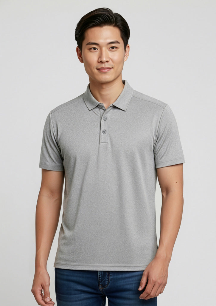 BIZ COLLECTION Mens Aero Short Sleeve Polo P815MS