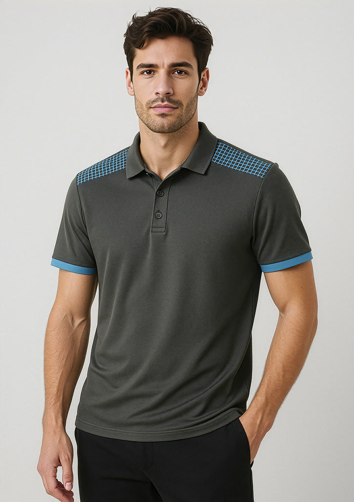 BIZ COLLECTION Mens Galaxy Short Sleeve Polo P900MS
