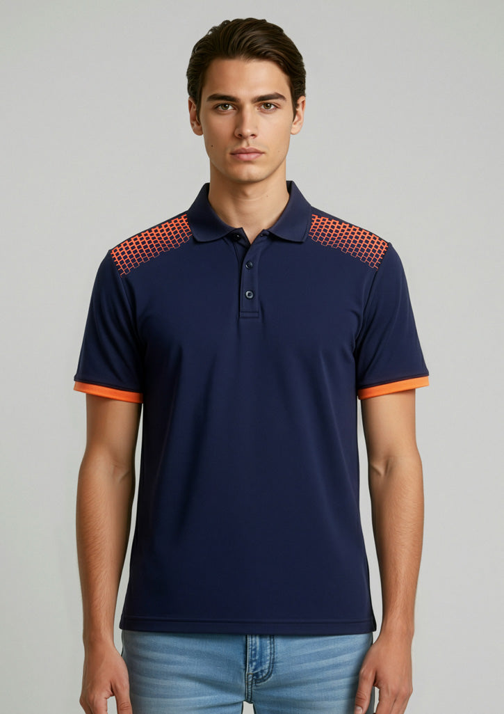 BIZ COLLECTION Mens Galaxy Short Sleeve Polo P900MS