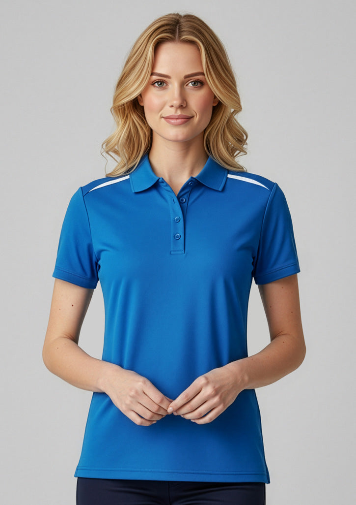 BIZ COLLECTION Womens Sonar Short Sleeve Polo P901LS