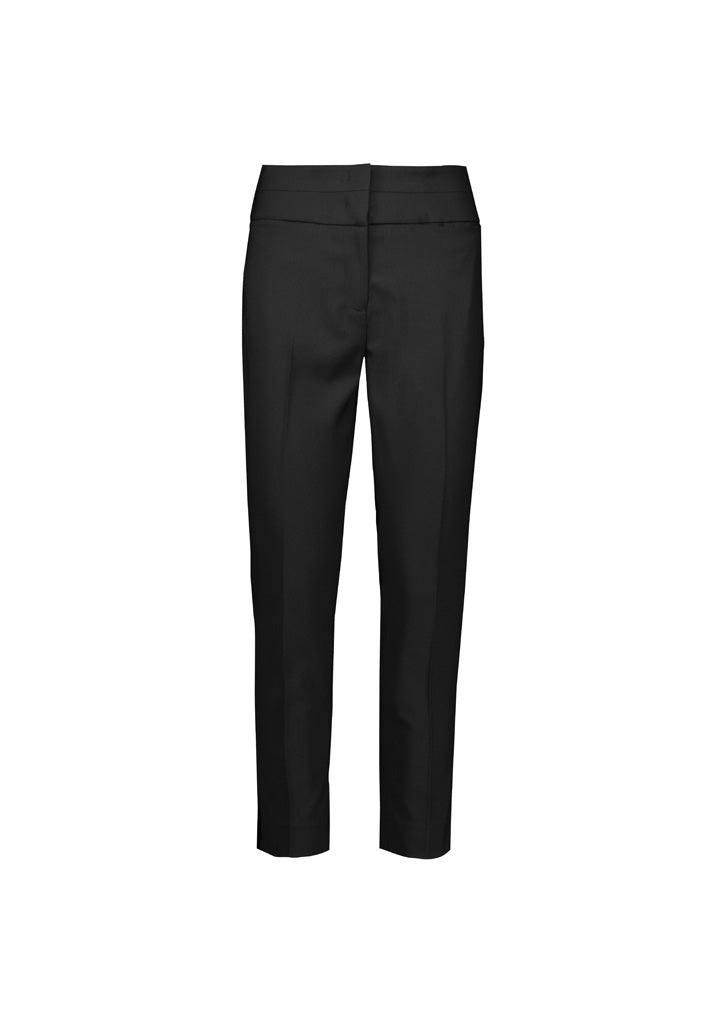 BIZ CORPORATES Womens Renew 7/8 Mid-Waist Slim Leg Pant RGP406L