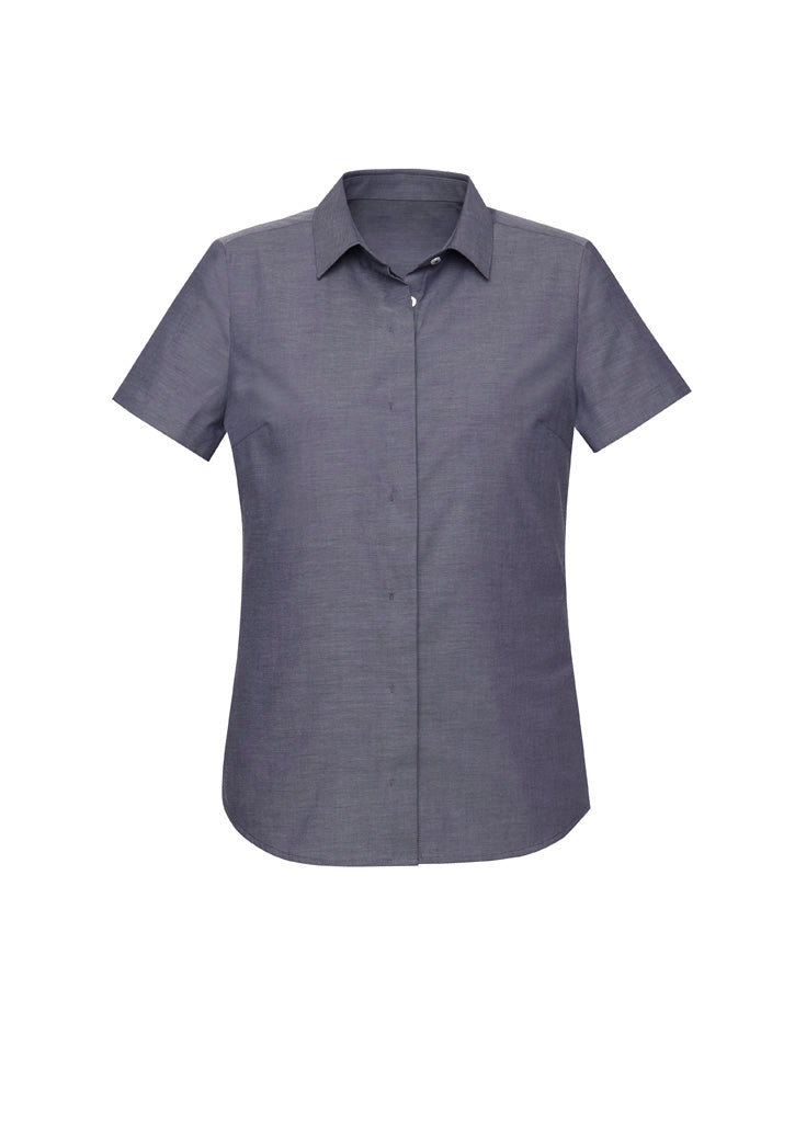 BIZ CORPORATES Womens Charlie Short Sleeve Shirt RS968LS
