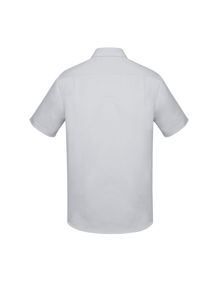 BIZ CORPORATES Mens Charlie Classic Fit Short Sleeve Shirt RS968MS