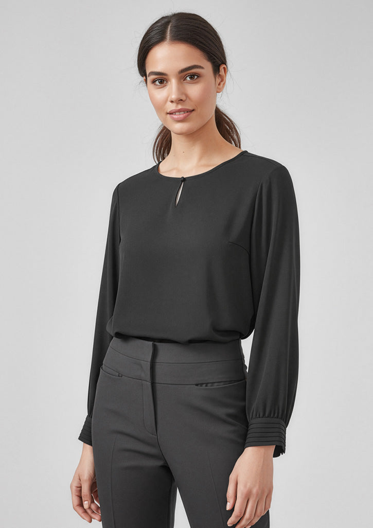BIZ CORPORATES Womens Evelyn Long Sleeve Blouse RU569LL