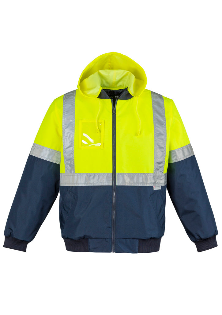 SYZMIK Mens Hi Vis Quilted Flying Jacket ZJ351