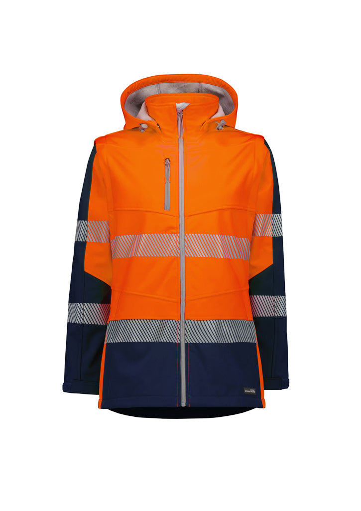 SYZMIK Womens Streetworx 2 In 1 Stretch Softshell Jacket ZJ753