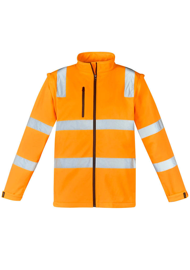 SYZMIK Unisex Hi Vis VIC Rail 2 In 1 Softshell Jacket ZJ780