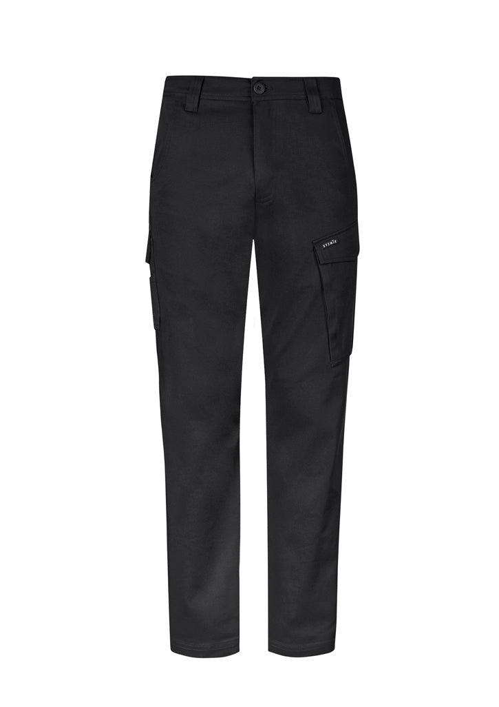 SYZMIK Mens Essential Basic Stretch Cargo Pant ZP230