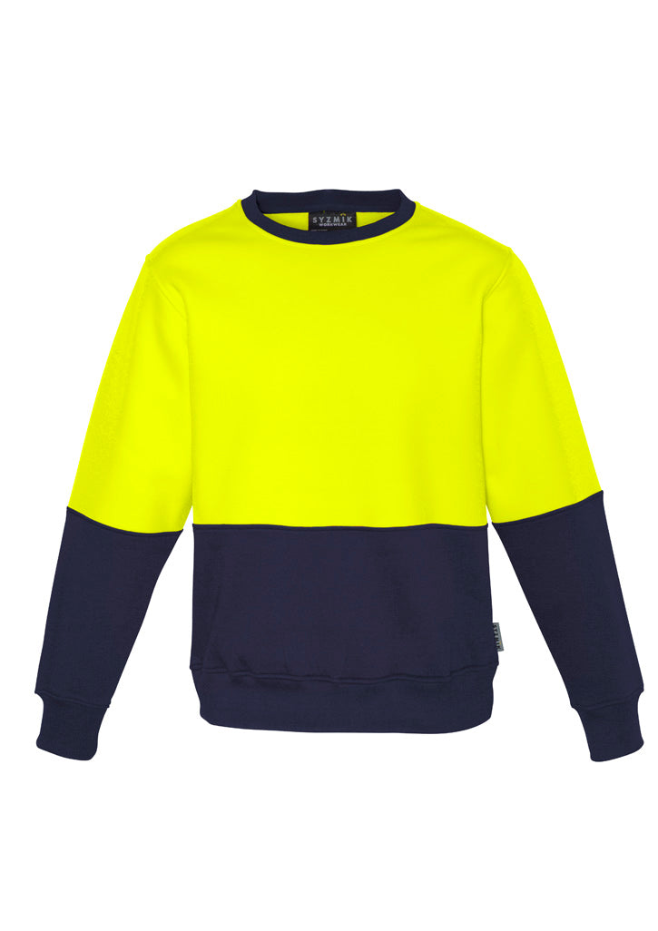 SYZMIK Unisex Hi Vis Crew Sweatshirt ZT475