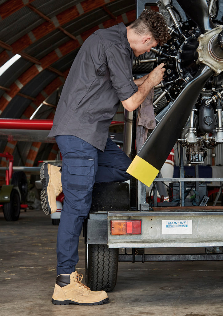 SYZMIK Mens Rugged Cooling Long Sleeve Shirt ZW400