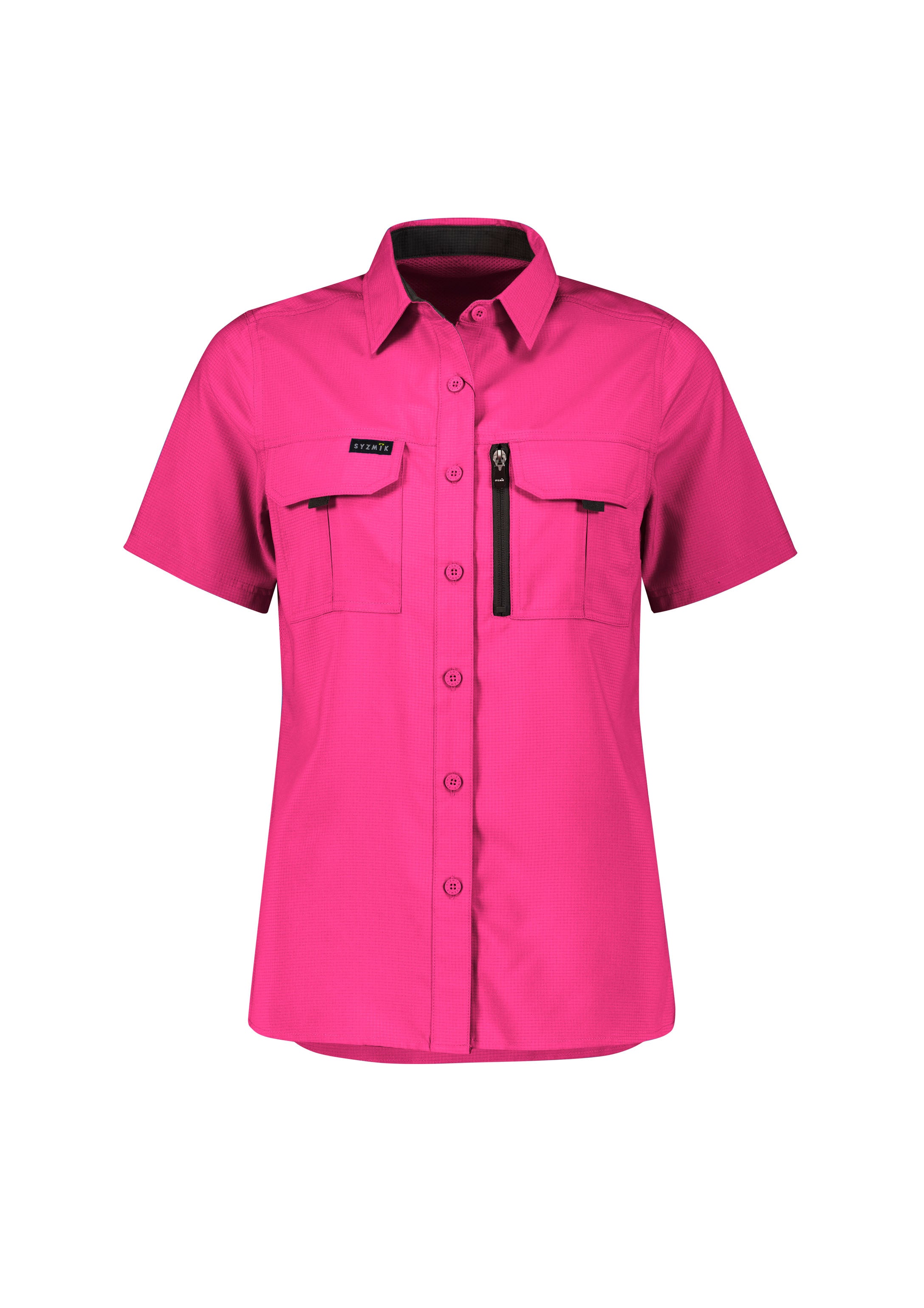 SYZMIK Womens Outdoor Short Sleeve Shirt ZW765