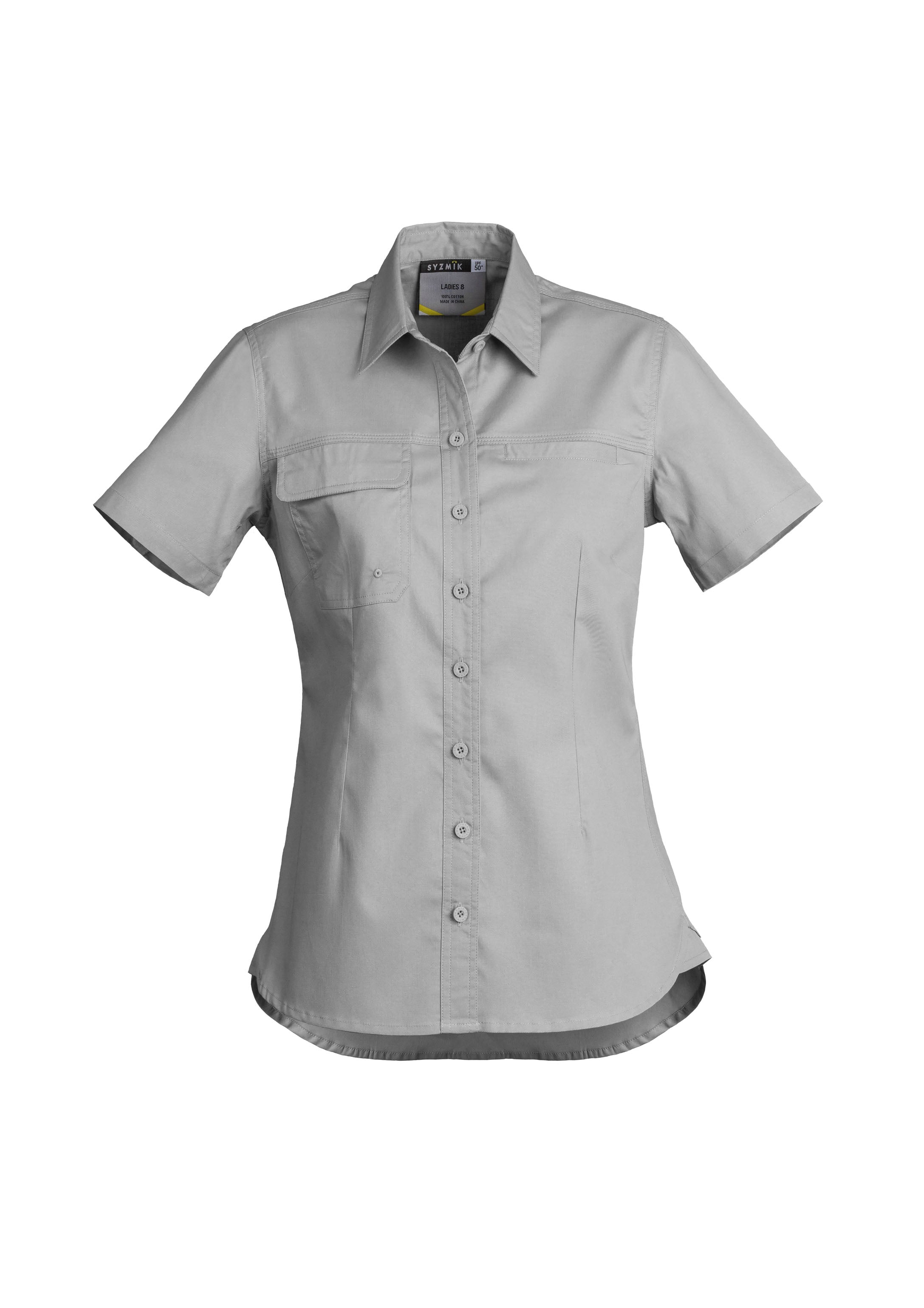 SYZMIK Womens Lightweight Tradie Short Sleeve Shirt ZWL120