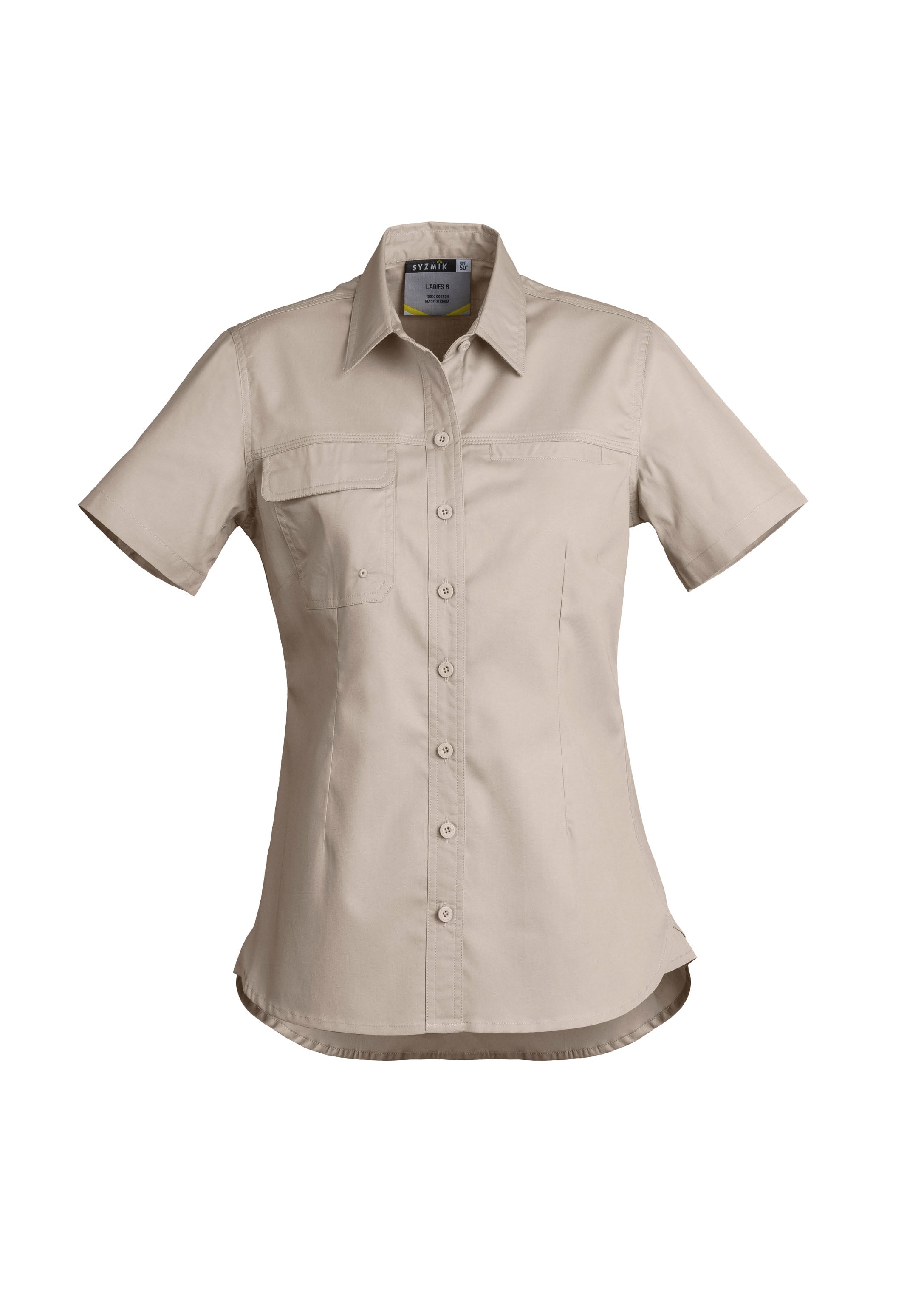 SYZMIK Womens Lightweight Tradie Short Sleeve Shirt ZWL120