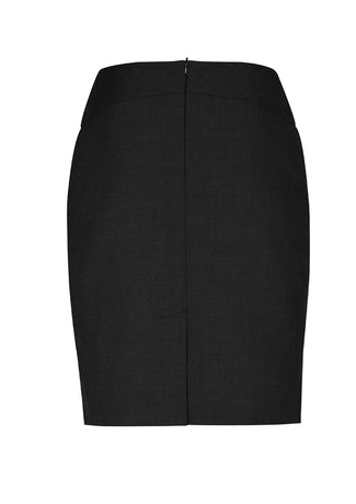 BIZ CORPORATES Comfort Wool Stretch Womens Chevron Band Skirt 24014