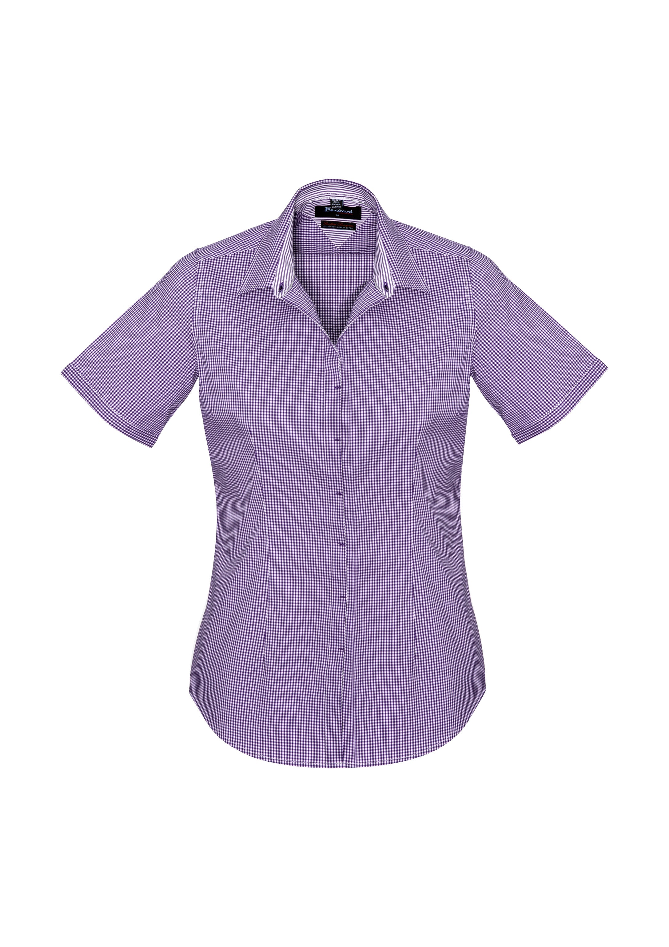 BIZ CORPORATES Womens Newport Short Sleeve Shirt 42512