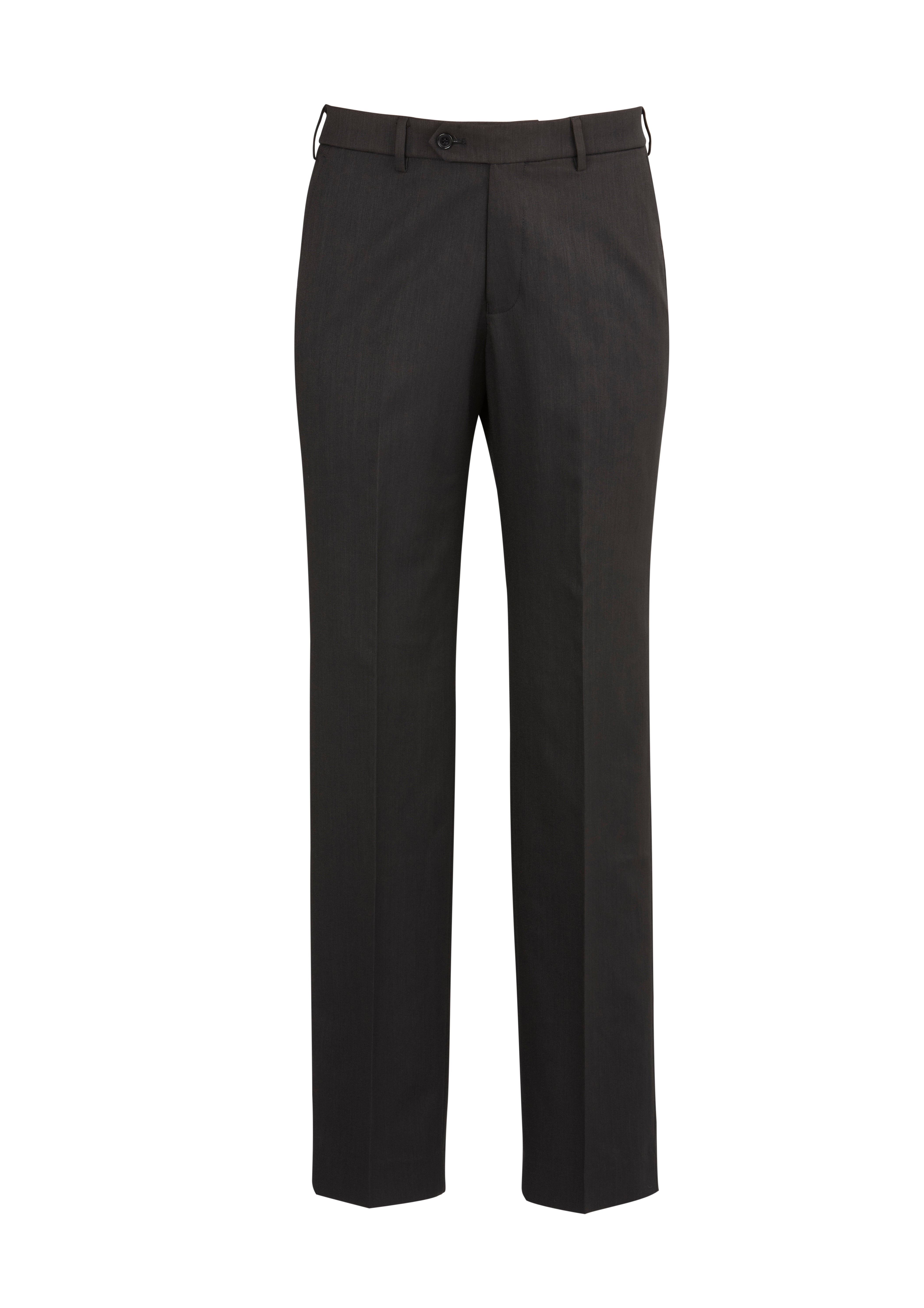 BIZ CORPORATES Mens Cool Stretch Flat Front Pant (Stout) 70112S