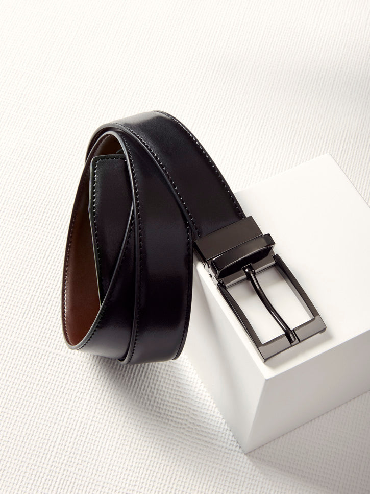 BIZ CORPORATES Mens Leather Reversible Belt 99300