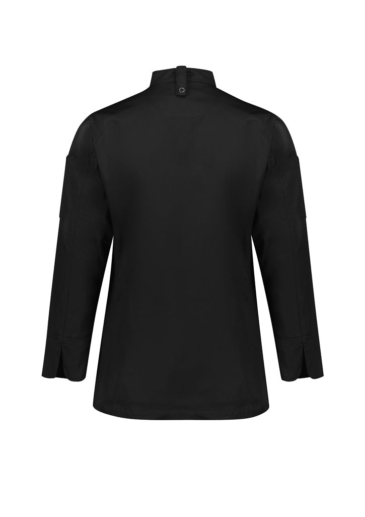 BIZ COLLECTION Womens Al Dente Long Sleeve Chef Jacket CH230LL