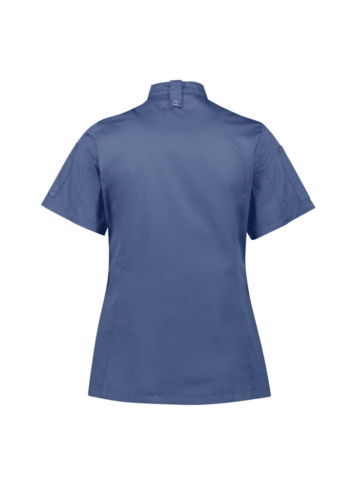 BIZ COLLECTION Womens Alfresco Short Sleeve Chef Jacket CH330LS